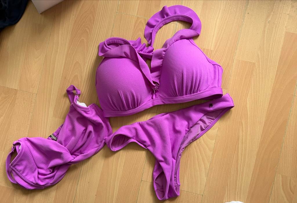 Beachlife Bikini Set Maat 42 - Zo goed als nieuw, Ophalen of Verzenden, Zo goed als nieuw, Paars, Bikini