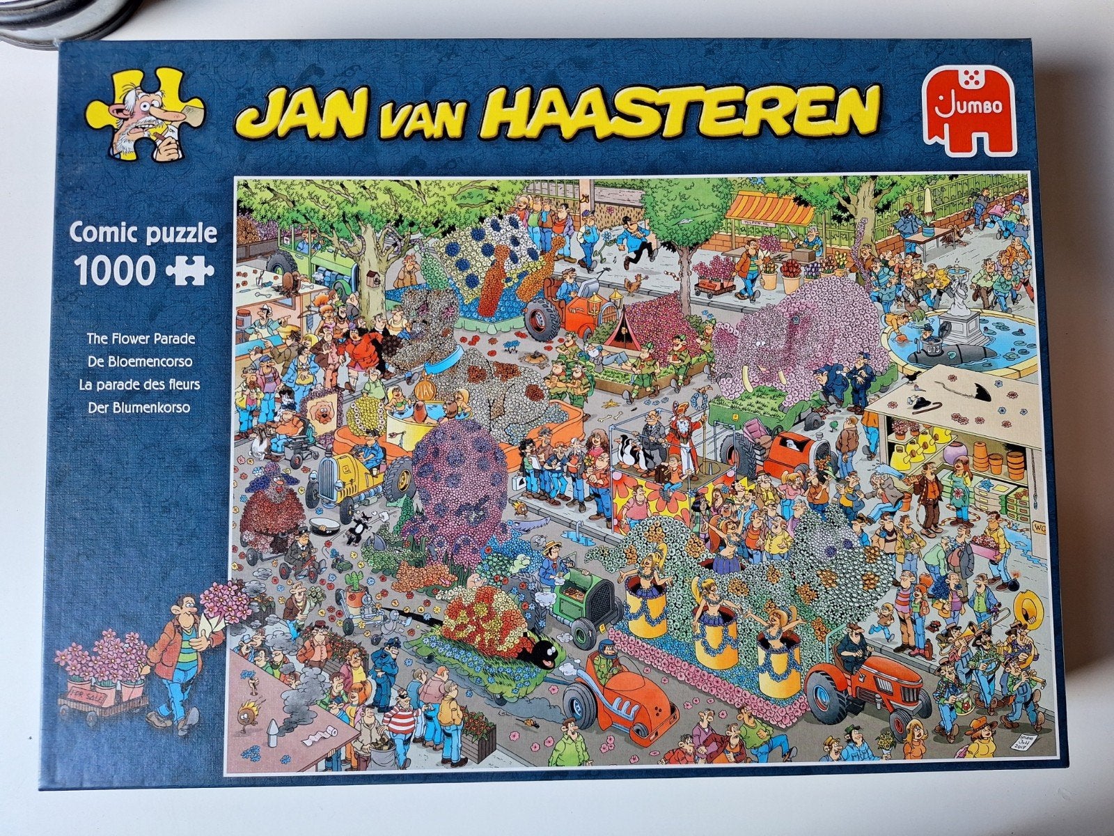 Jan v Haasteren legpuzzels, compleet, Ophalen, 500 t/m 1500 stukjes, Zo goed als nieuw, Legpuzzel