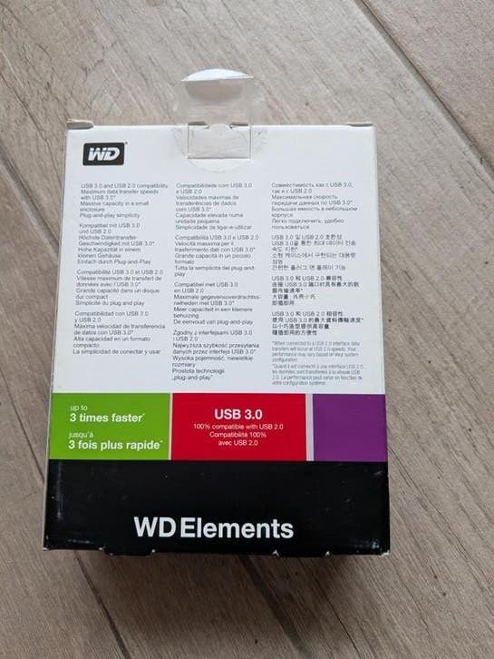WD Elements 500GB Externe Harde Schijf USB 3.0, Computers en Software, Harde schijven, Server, HDD, Nieuw, Ophalen of Verzenden