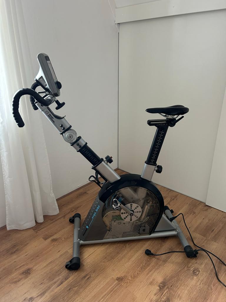 Ergo bike Premium 8 hometrainer, Sport en Fitness, Fitnessapparatuur, Ophalen, Gebruikt, Metaal, Benen