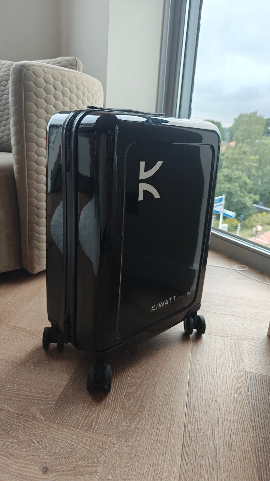 Handbagage Koffer - Zwart, Nieuw, 40 tot 60 cm, Zwart, Ophalen of Verzenden, Wieltjes