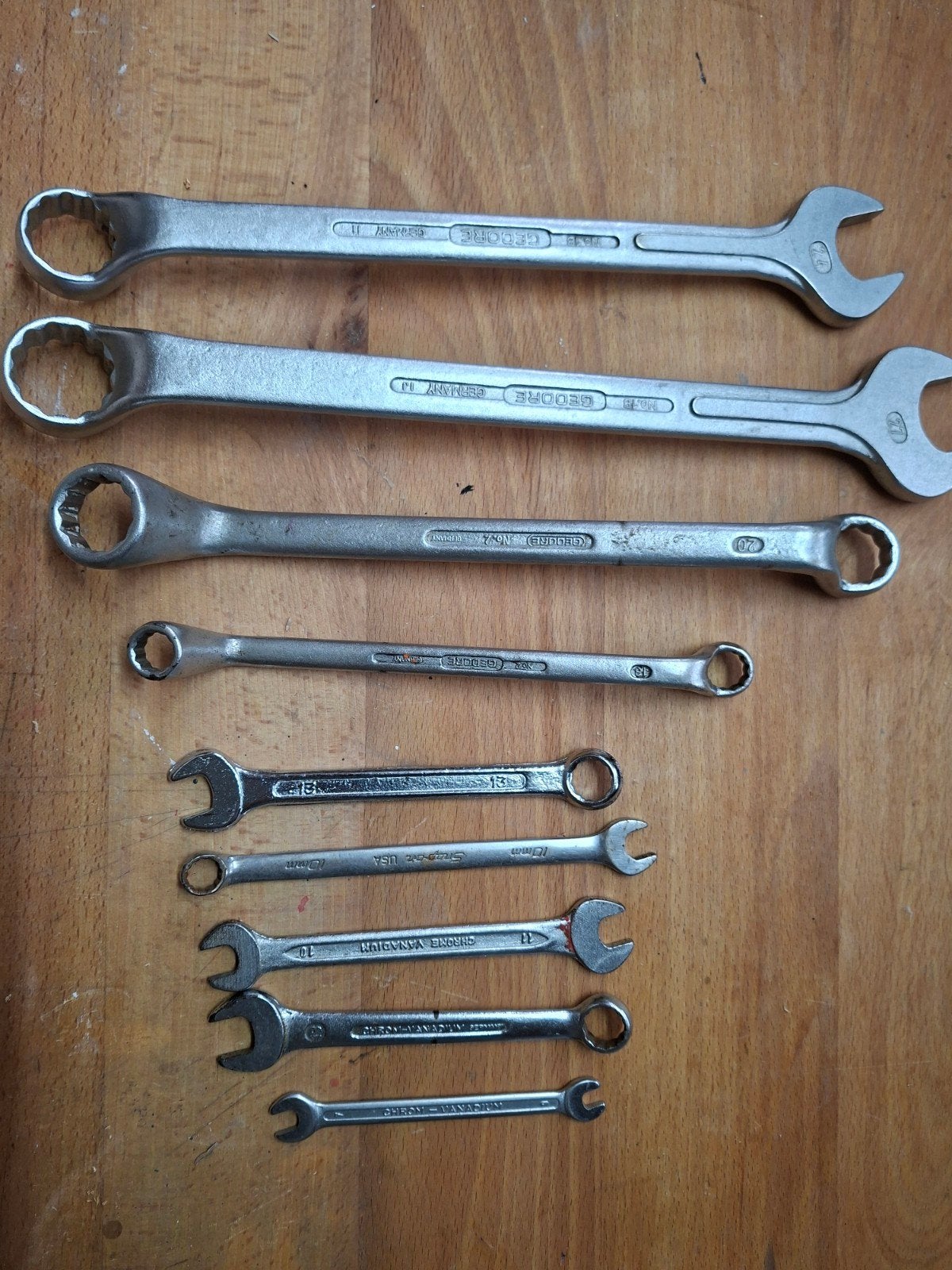 Gedore en Snap-on Sleutelset - Diverse Maten, Ophalen of Verzenden, Gebruikt, Sleutel/ratel, Gedore