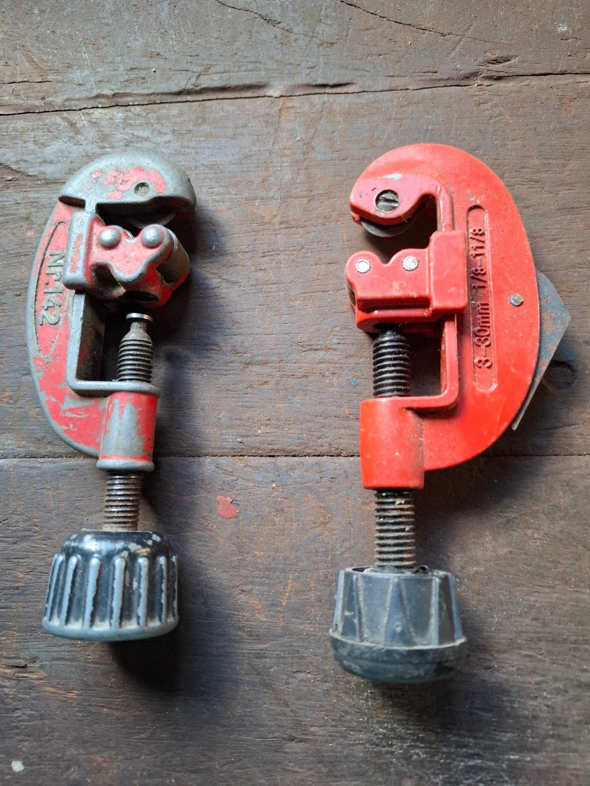2x Pijpsnijder - Snijgereedschap - Gebruikt, Ophalen of Verzenden, Gebruikt, Snijgereedschap, Viega