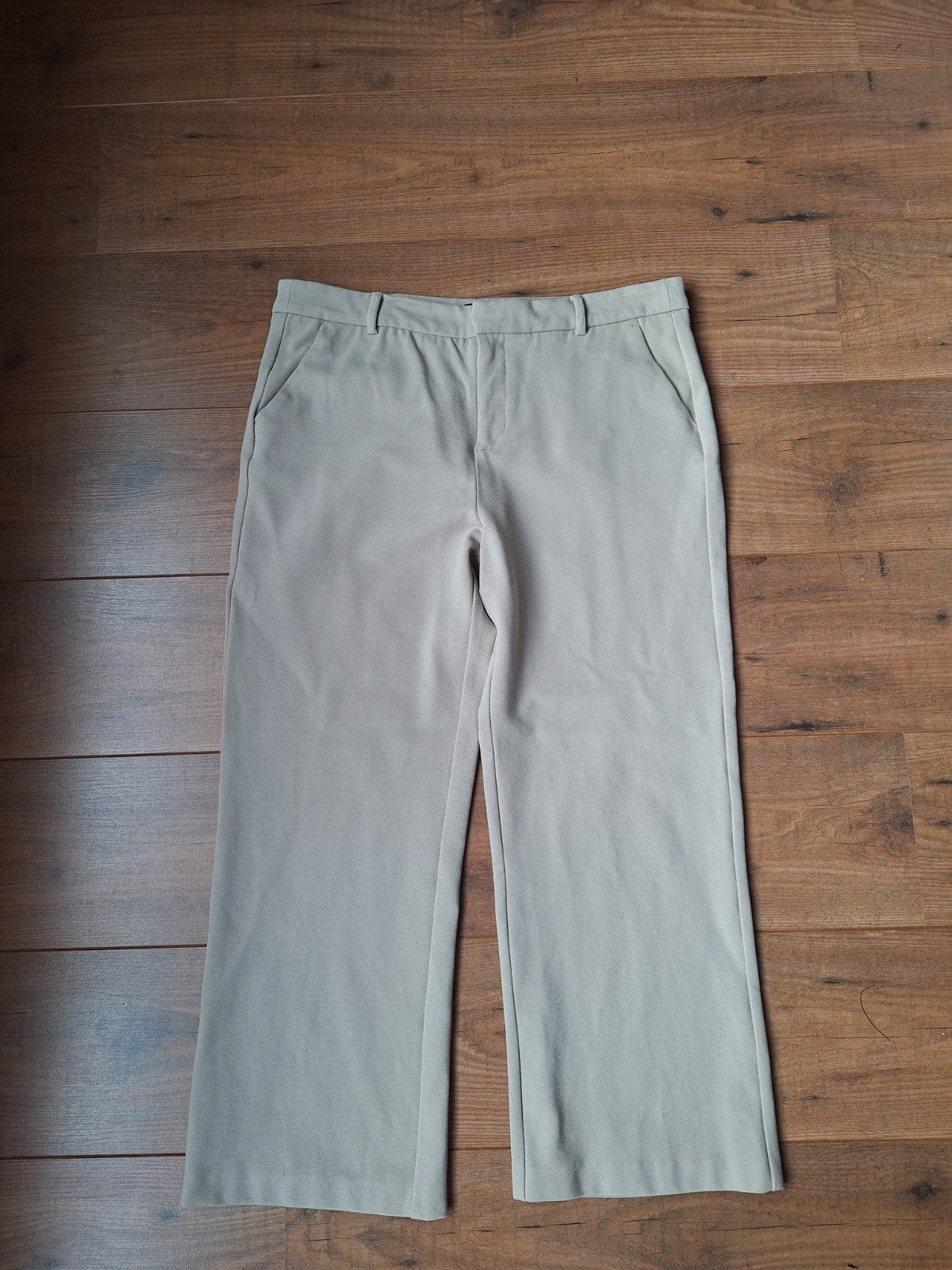 Purdey beige pantalon, maat 44, kortere lengte, Kort, Beige, Maat 42/44 (L), Ophalen of Verzenden