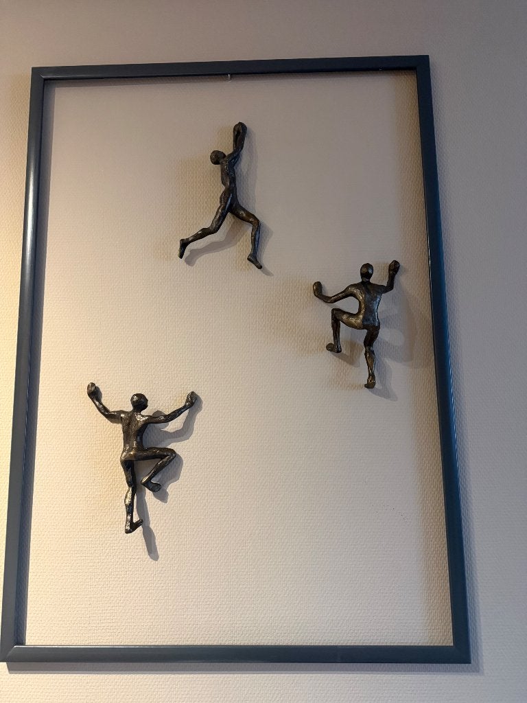 Bergbeklimmertjes, Ophalen, Industrieel, Meerkleurig, Decoratieobject