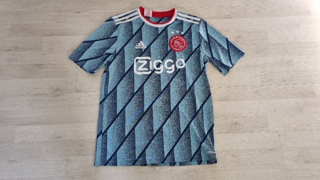 Ajax UIT Shirt! Seizoen 20/21! Mt XS!, Blauw, Ophalen of Verzenden, Zo goed als nieuw, Voetbal