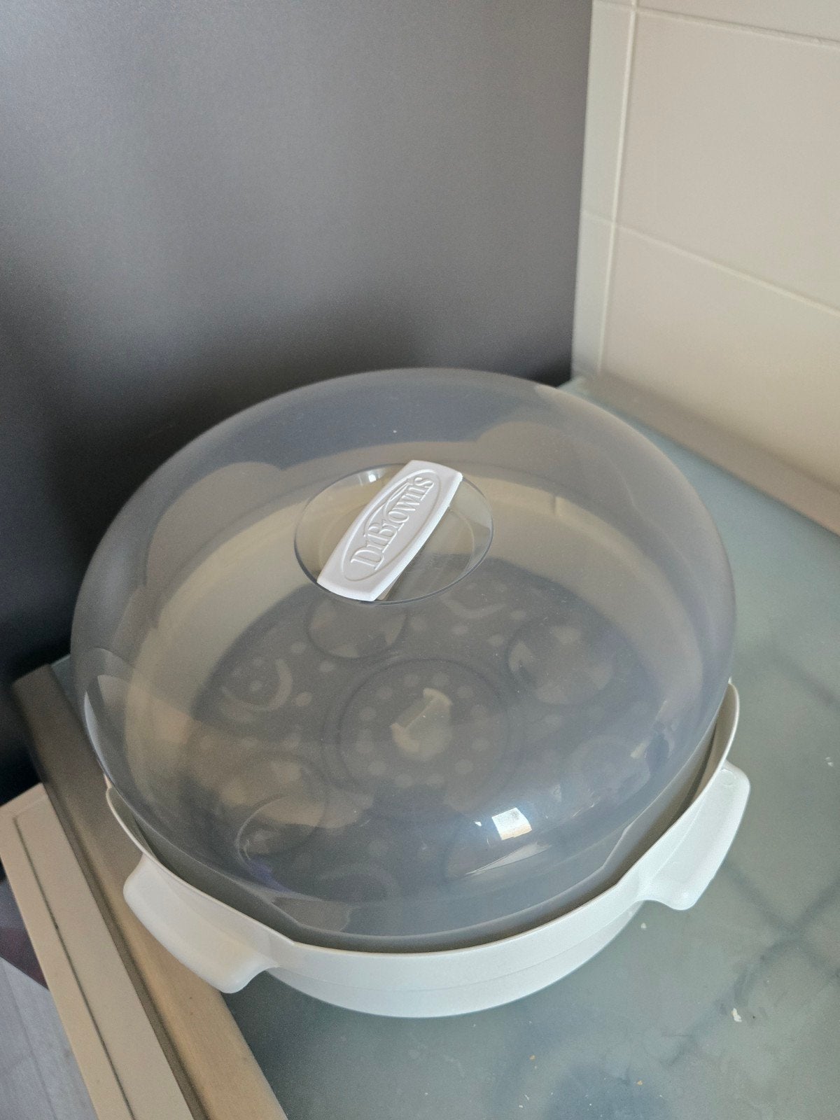 Dr. Brown's sterilisatorbak voor de magnetron, Ophalen of Verzenden, Gebruikt