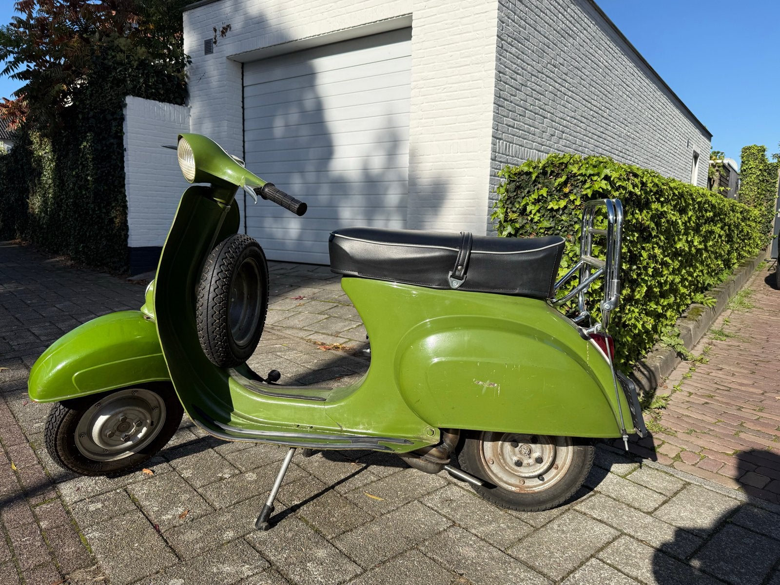 Vespa V50 Smallframe uit 1966 - Groen, 75cc, oldtimer., Ophalen, Gebruikt, Overige modellen