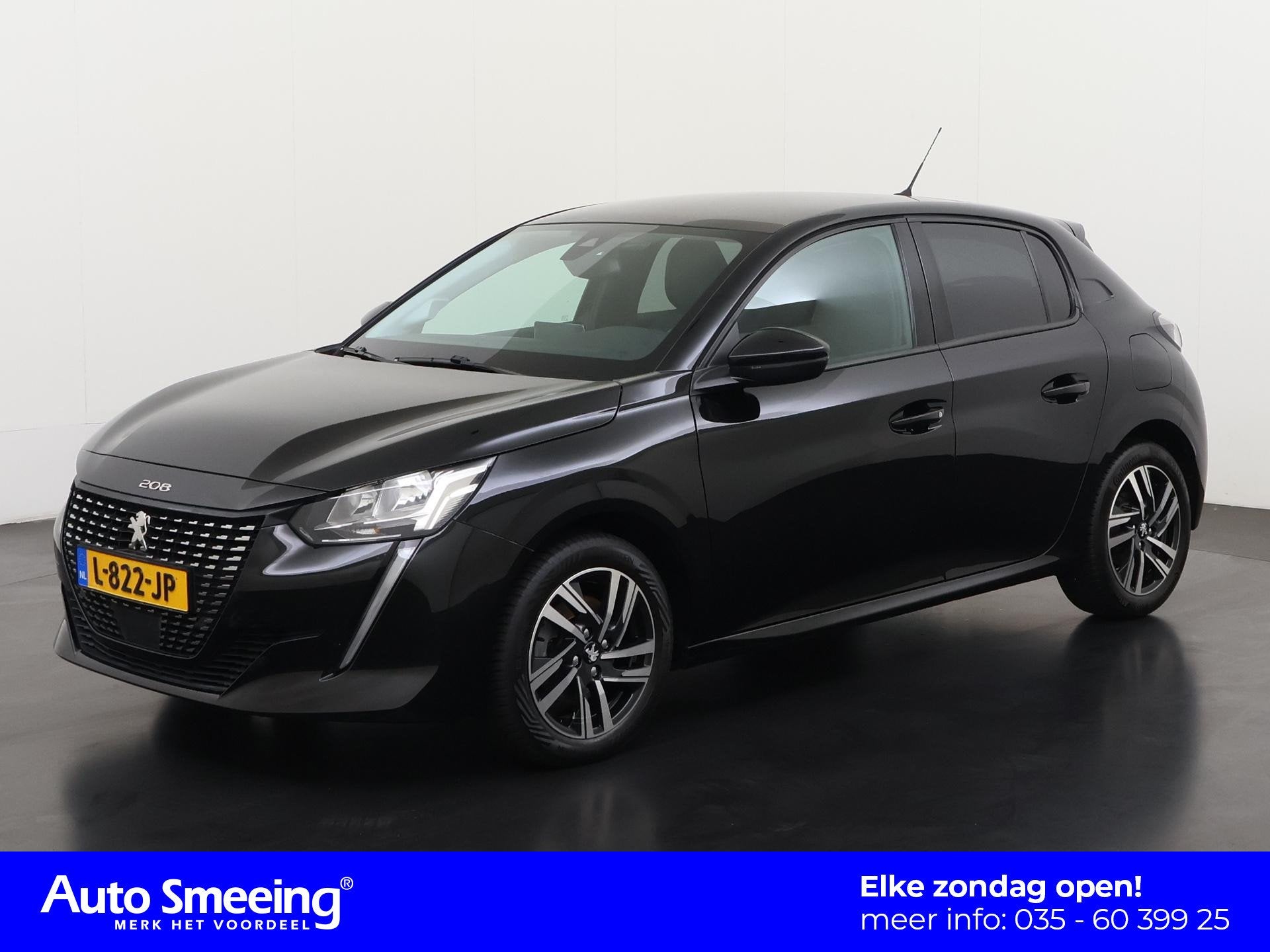 Peugeot 208 1.2 PureTech GT-Line | Camera | Panoramadak | Di, Auto diversen, Zwart, Handgeschakeld, Benzine, Peugeot