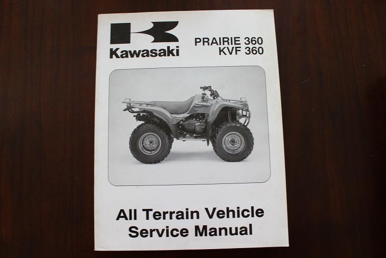 Kawasaki KVF360 2003 Prairie 360 ATV service manual quad, Ophalen of Verzenden, Kawasaki