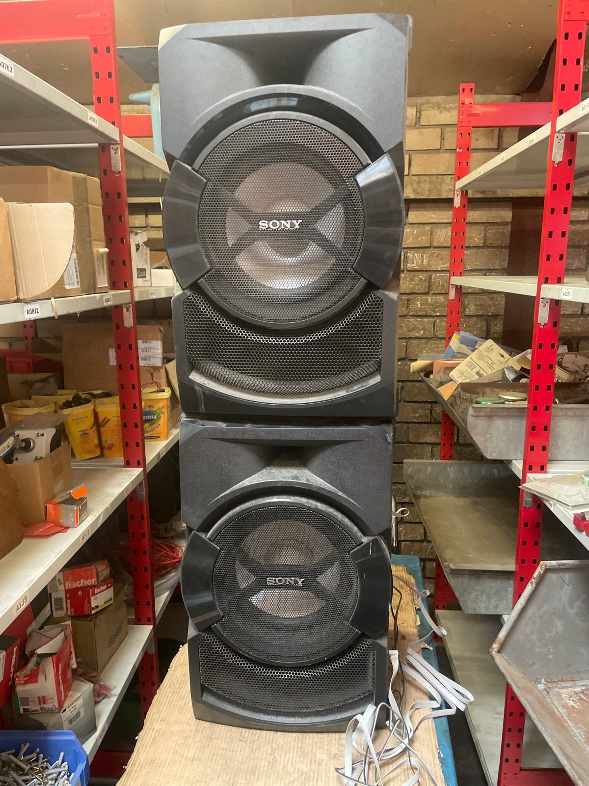 Sony Shake X 30 Speakers - 2 stuk inc unit, Ophalen, Nieuw, Sony