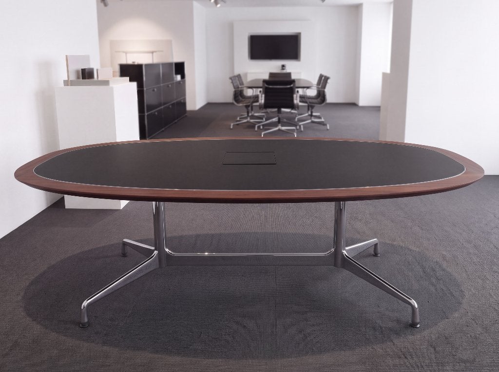 Vitra Eames segmented table 120x240cm zeer mooi, Overige houtsoorten, 100 tot 150 cm, 200 cm of meer, Ophalen of Verzenden
