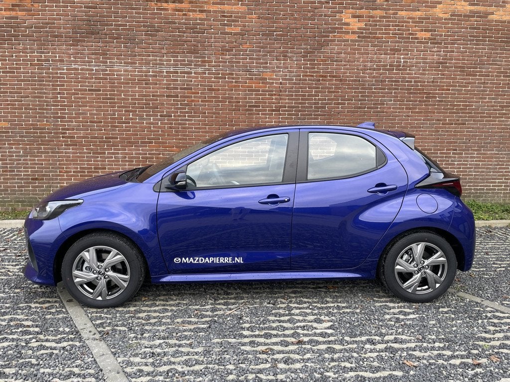 Mazda 2 Hybrid 1.5 Exclusive-line | Stoelverwarming | Achter, Gebruikt, Blauw, Bedrijf, Automatische klimaatregeling