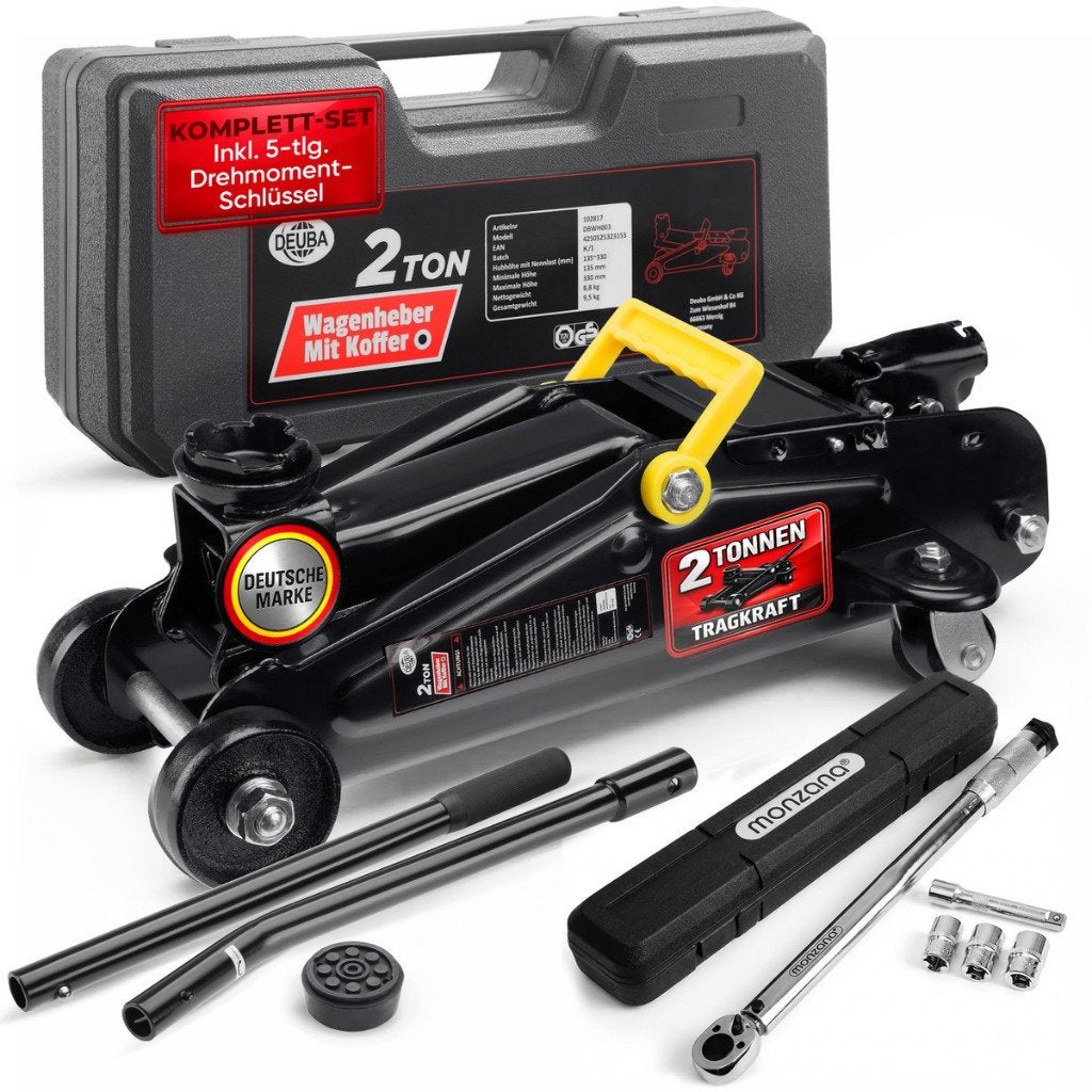 Vloerkrik garagekrik + momentsleutel 2 Ton GRATIS VERZENDEN!, Verzenden, Nieuw, Nvt, Nvt