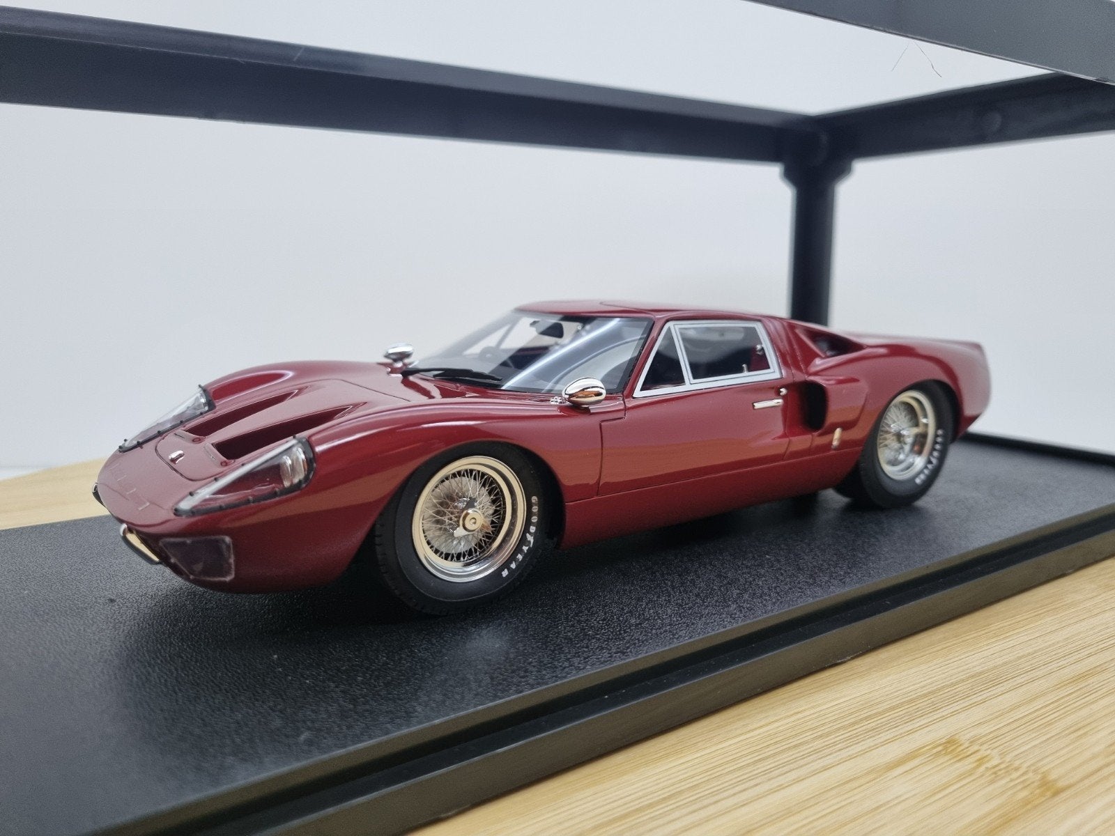 Cult Scale Ford GT40 MKIII 1966 Donkerrood 1 van 120!, Overige merken, Auto, Nieuw, Ophalen of Verzenden