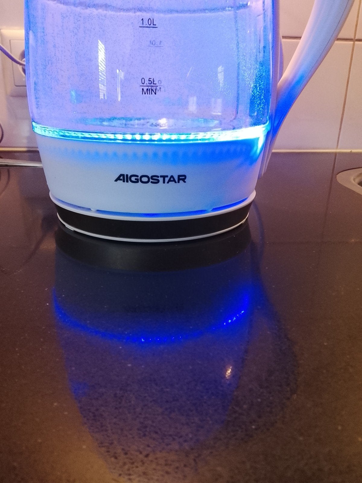 Aigostar 1.7 liter waterkoker zgan, Ophalen of Verzenden, Aigostar, ., .
