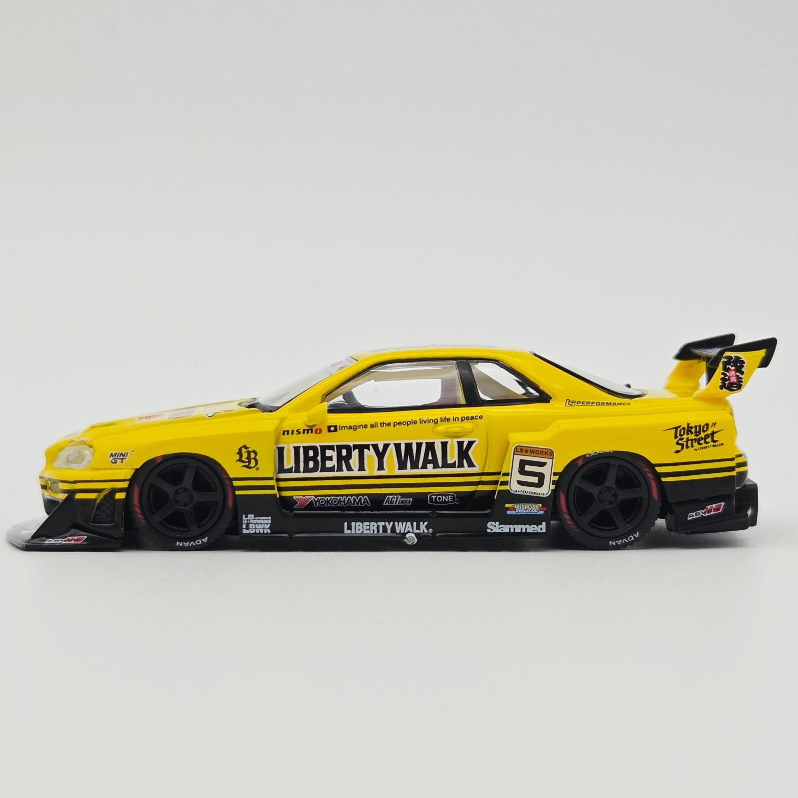 Mini Gt – 2025 Nissan GTR (R34) Skyline Super Silhouette Spo, Mymodelcar@outlook.com, Auto, Ophalen of Verzenden, Mini gt