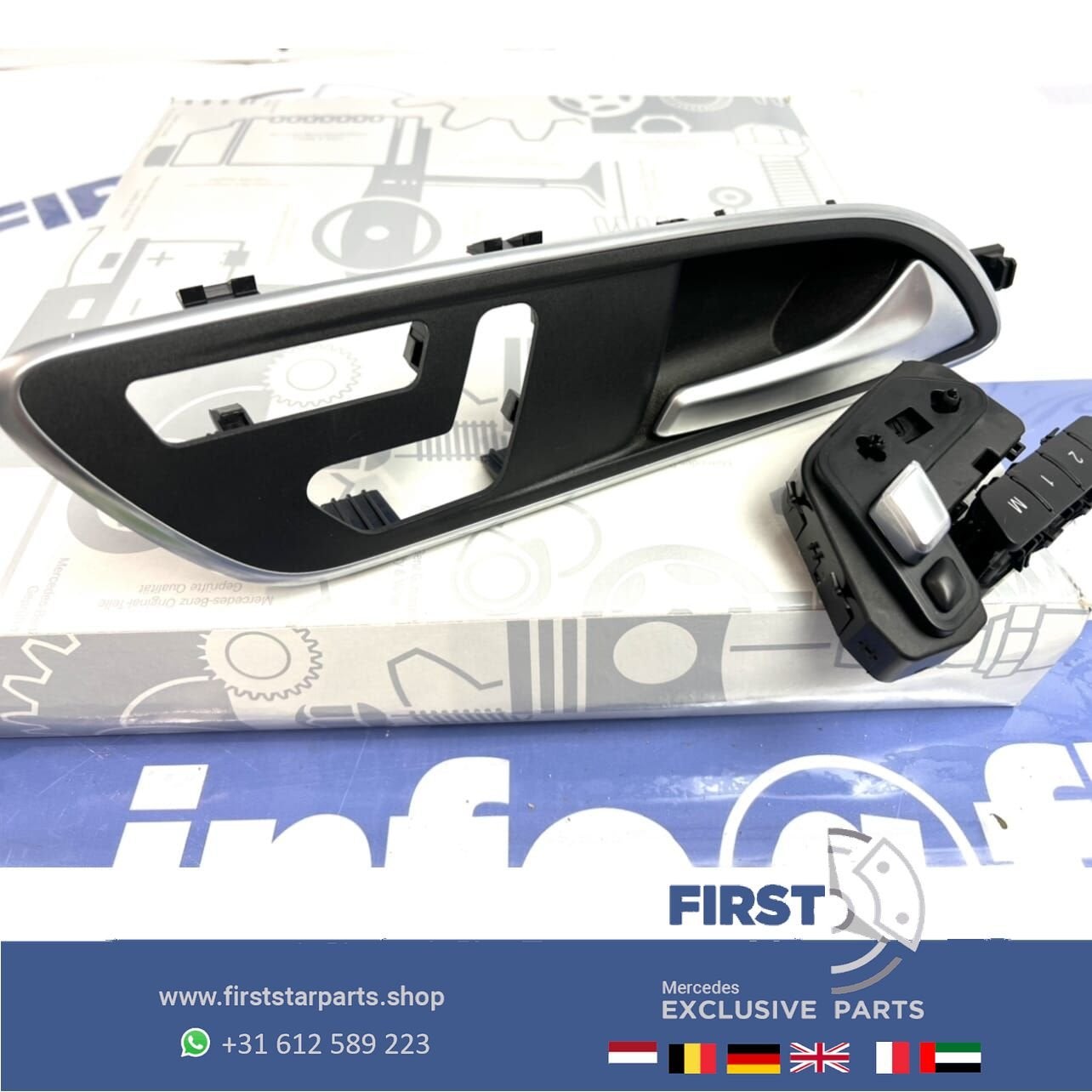 W176 W117 W156 45 AMG ELEKTRISCHE STOELBEDIENING KNOPPEN MEM, Auto-onderdelen, Gebruikt, -, Ophalen of Verzenden, -
