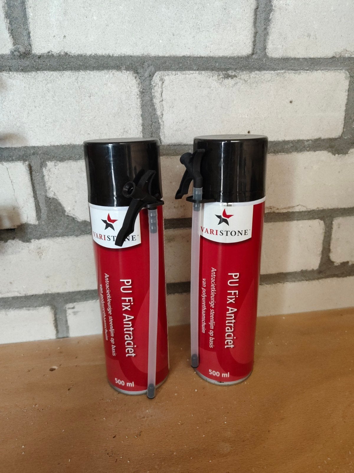 varistone PU fix blokkenlijm antraciet, Ophalen