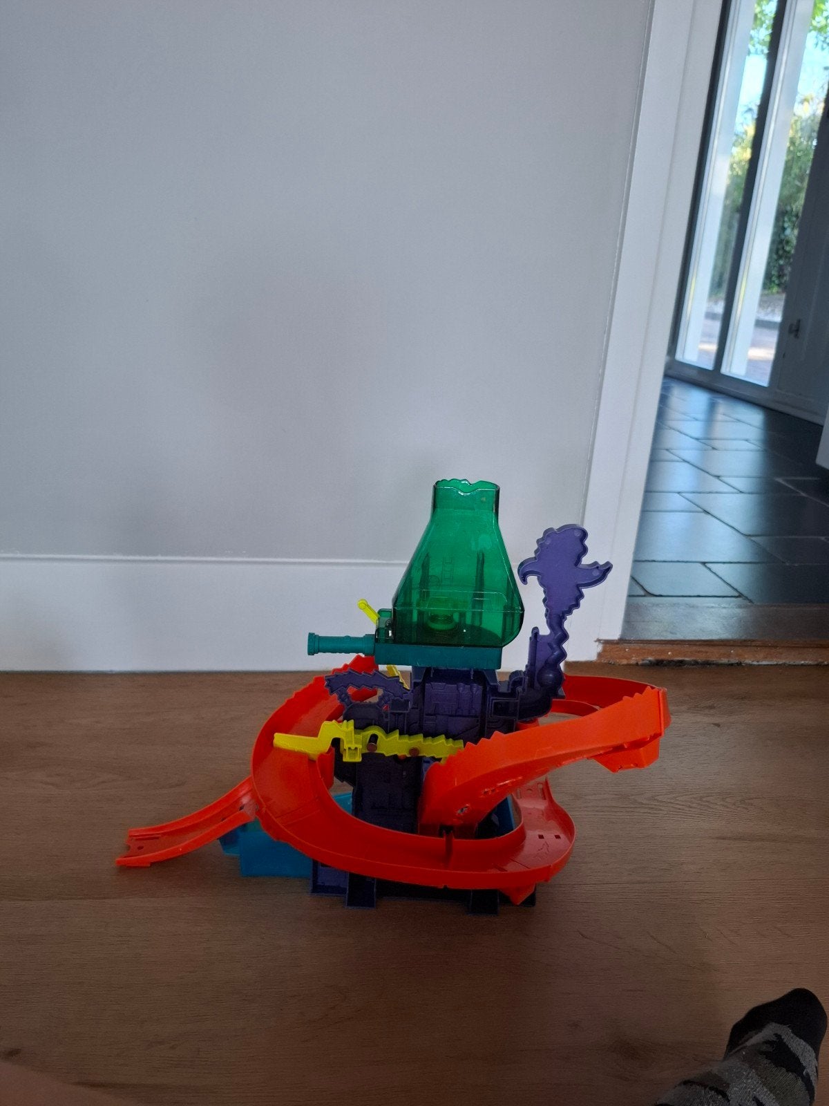 Hot Wheels vulkaanbaan speelset, Ophalen of Verzenden, Gebruikt