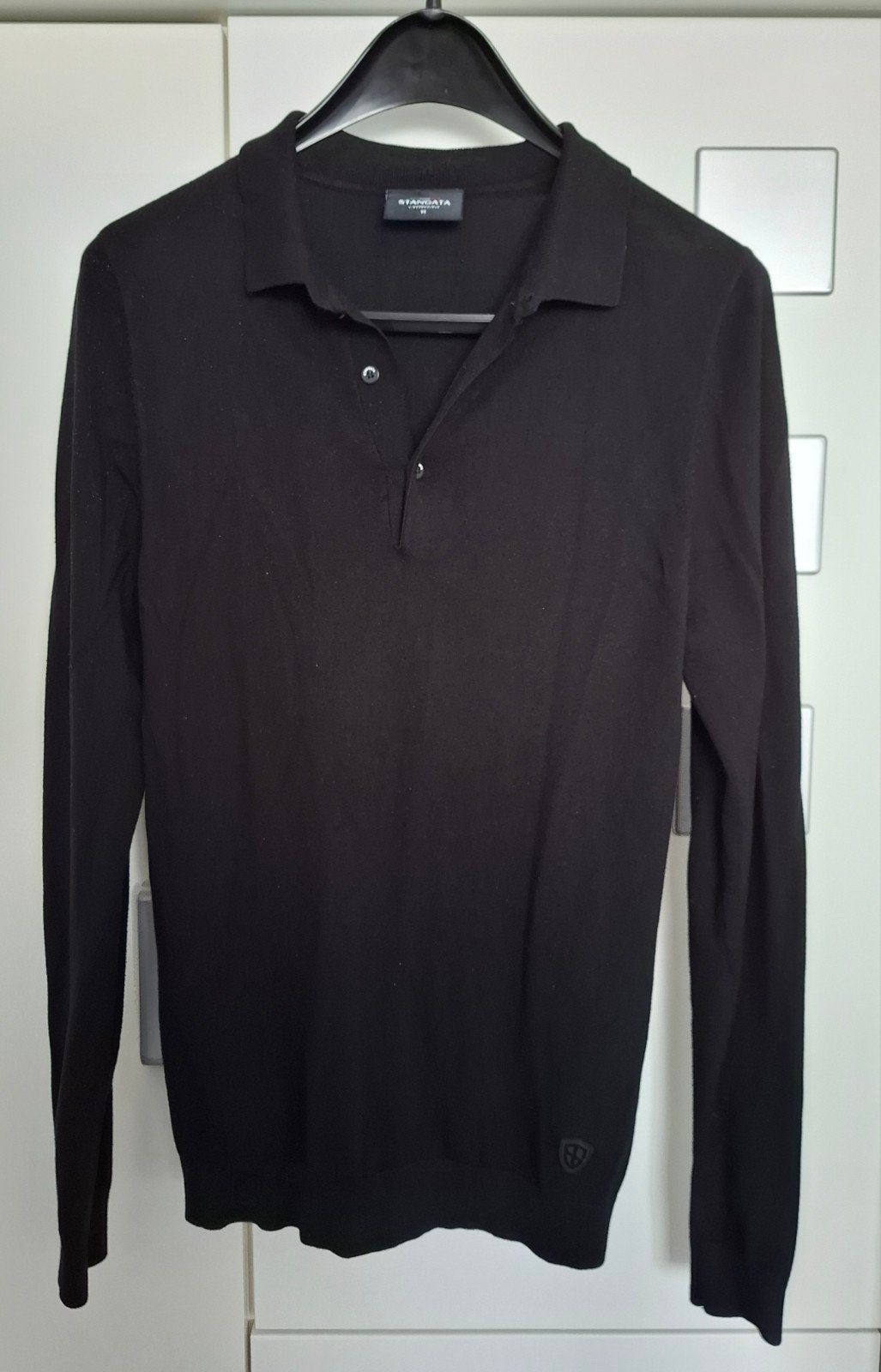 Zwarte Stangata polo maat M, Kleding | Heren, Stangata, Maat 48/50 (M), Zwart, Ophalen of Verzenden