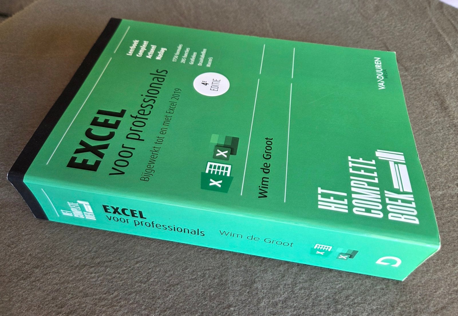 Het Complete Boek Excel voor professionals, Boeken, Ophalen of Verzenden, Zo goed als nieuw, Software, Wim de Groot