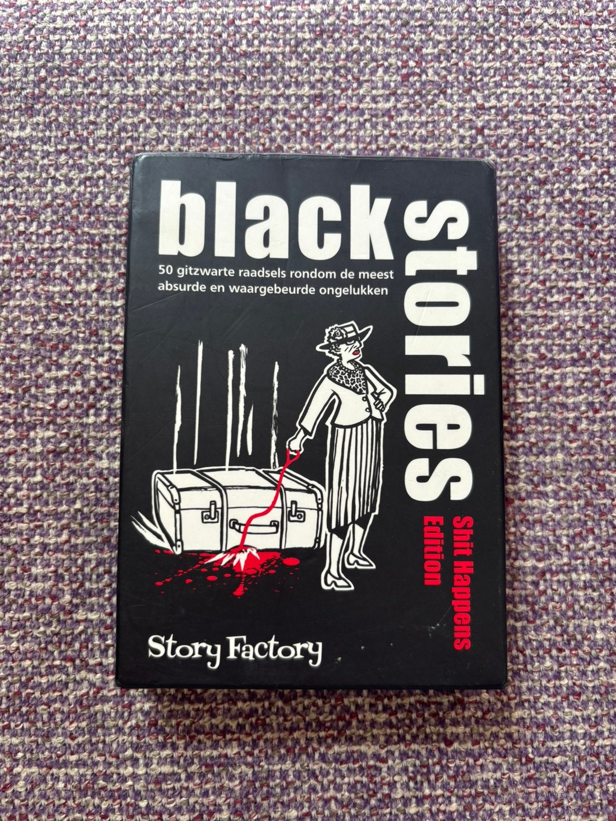Black Stories: Shit Happens editie (NL), Ophalen, Gebruikt