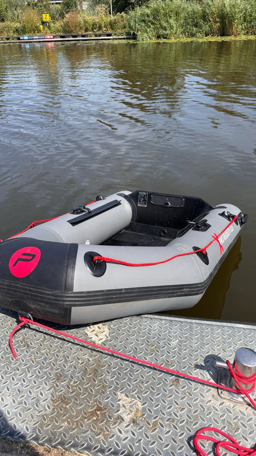 Xpro Velocity 230cm rubberboot met Mercury 5pk 2-takt, Ophalen, Zo goed als nieuw