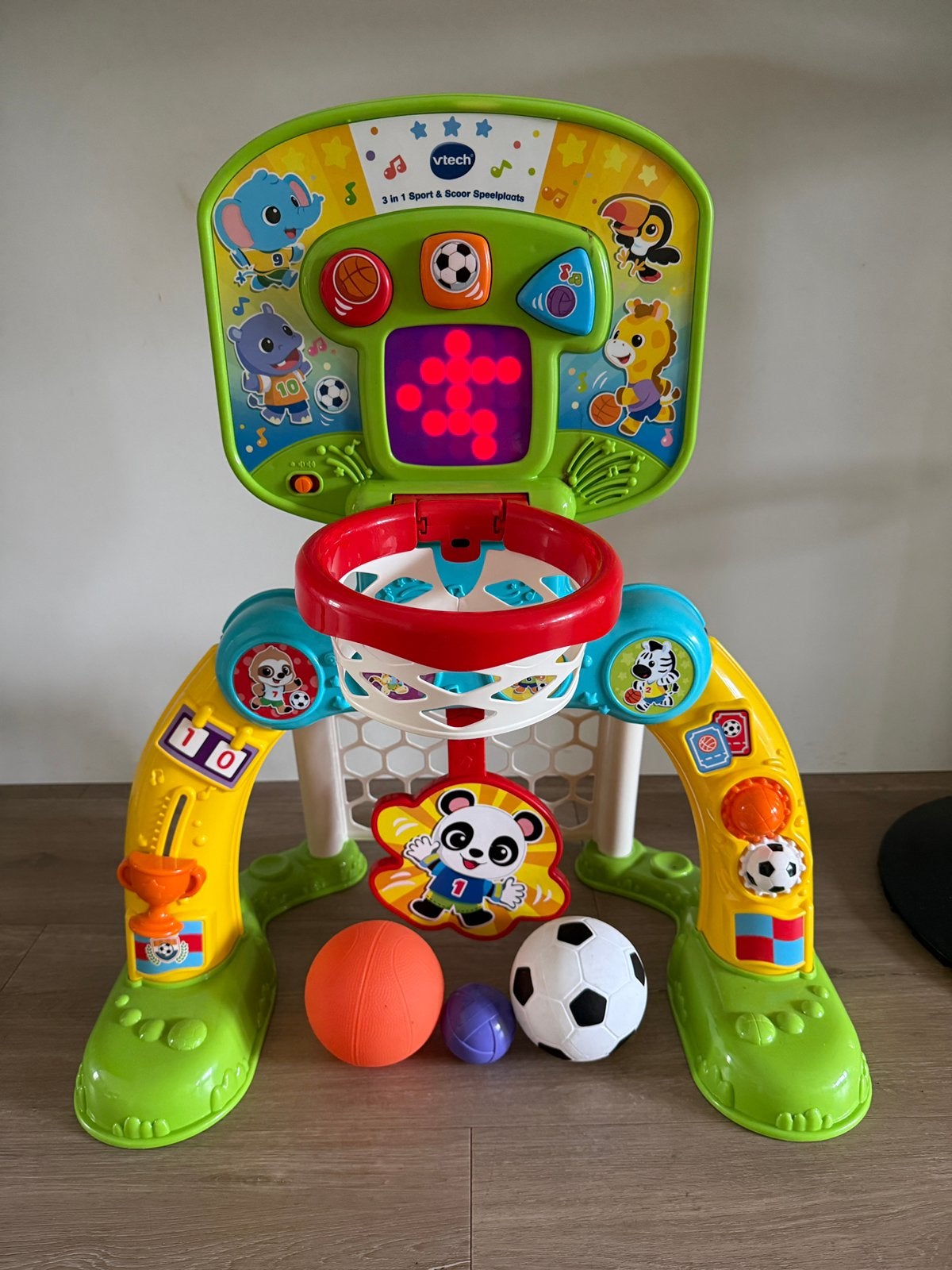 Vtech 3 in 1 Sport & Scoor speelplaats, Ophalen, Zo goed als nieuw, 6 maanden tot 2 jaar