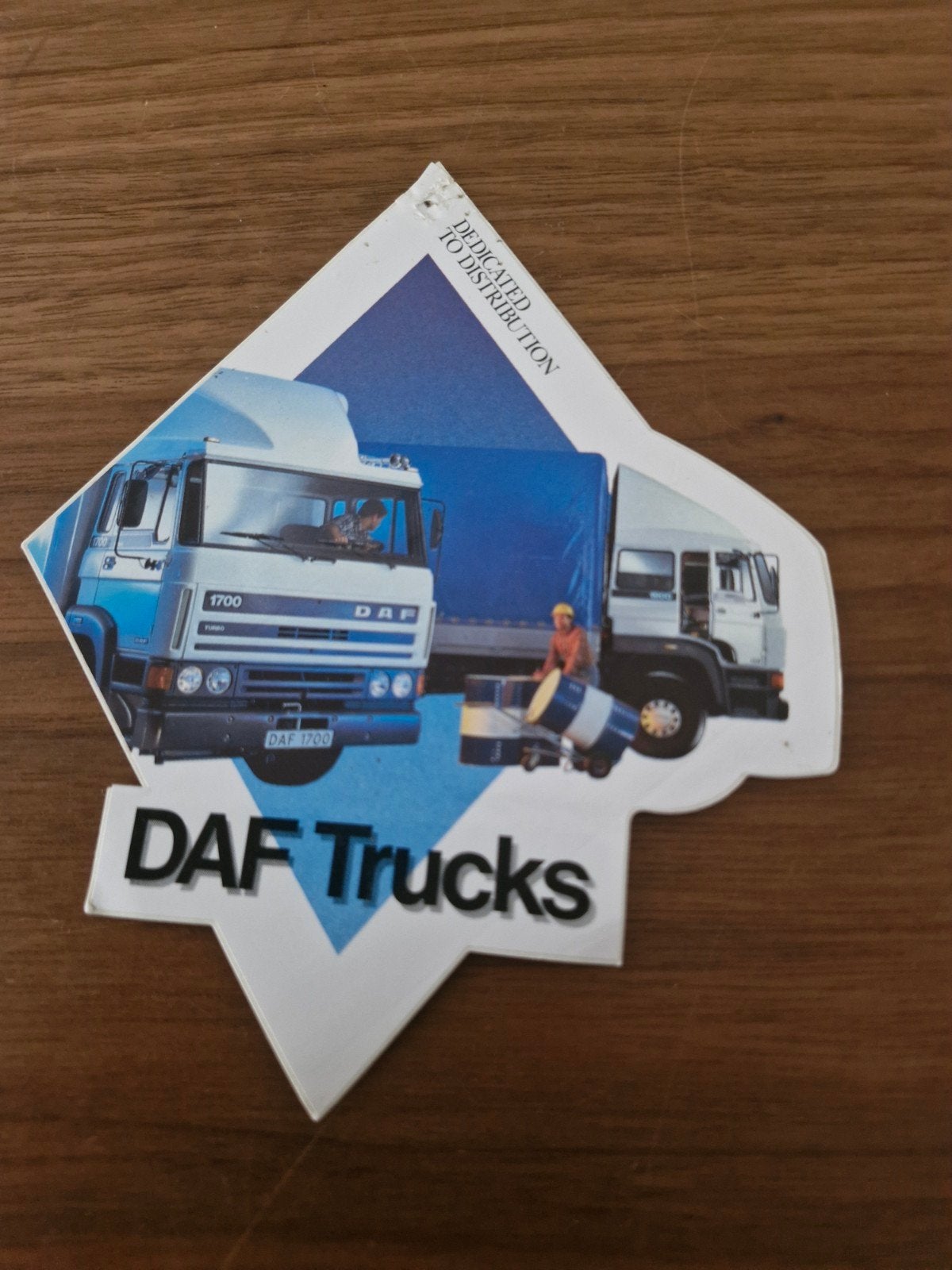824 DAF Trucks sticker 17 x 14 cm, Ophalen of Verzenden, Nieuw, Merk