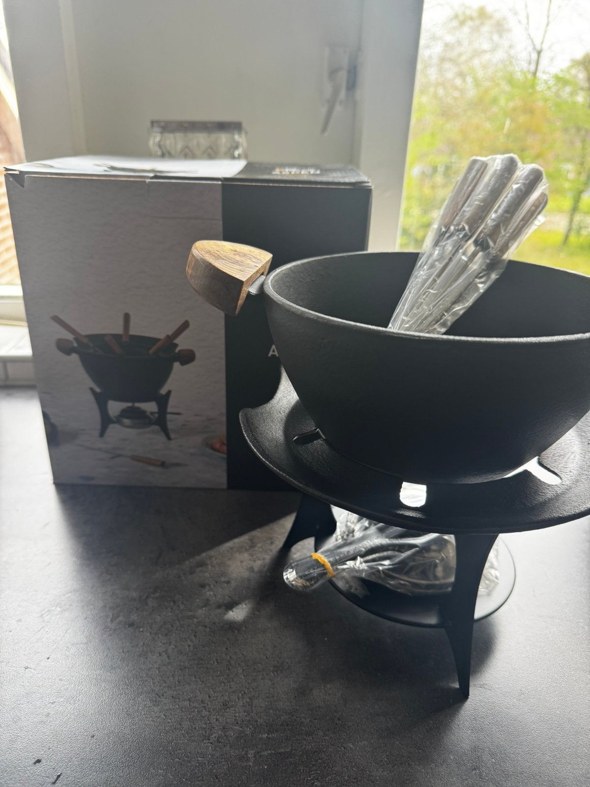 Fondue set 6 pers, Witgoed en Apparatuur, Fonduesets, Ophalen, Nieuw, Fondueset