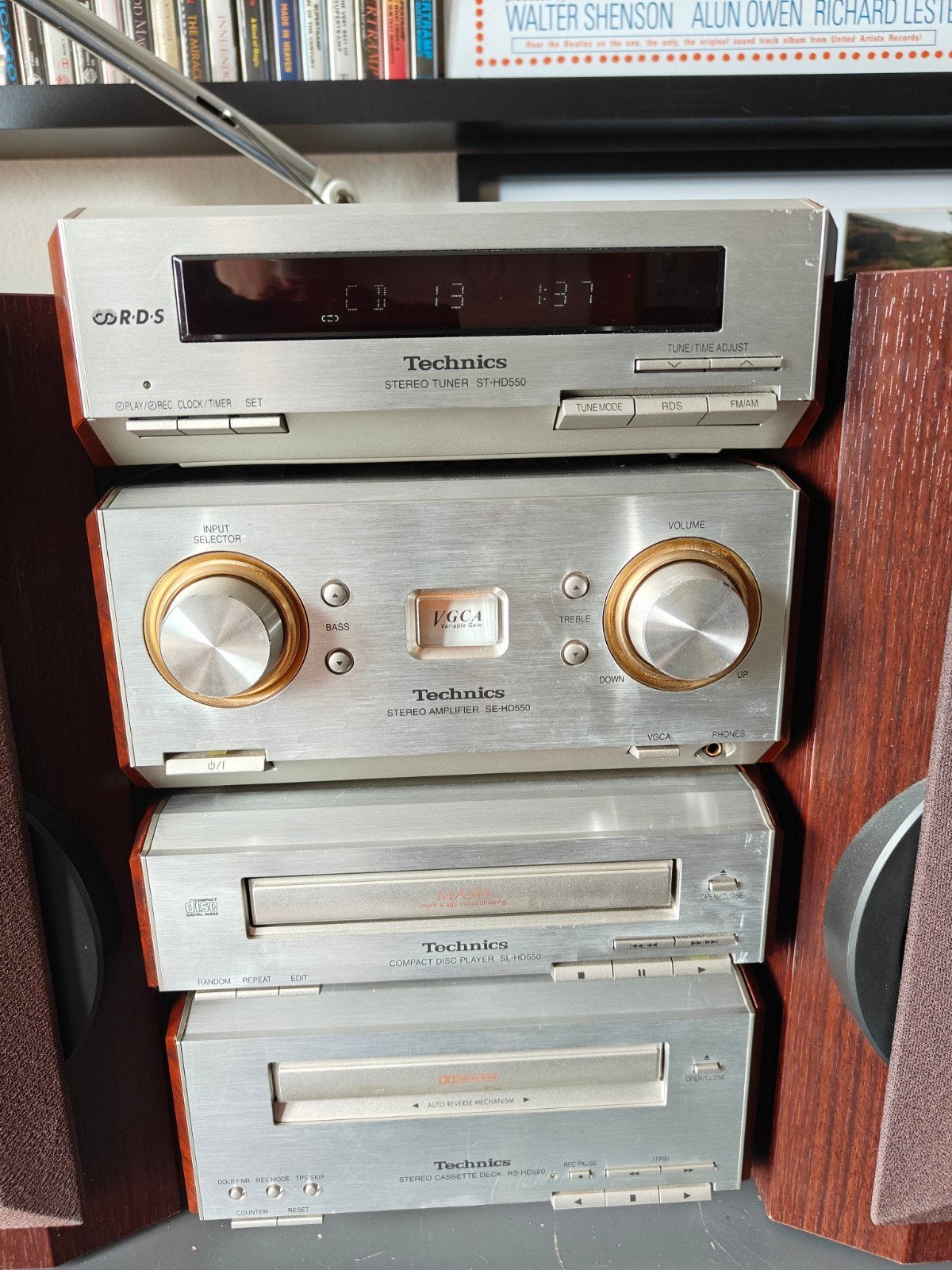 Technics HD550 Microset compleet, Audio, Tv en Foto, Gebruikt, Microset, Cassettedeck, Ophalen