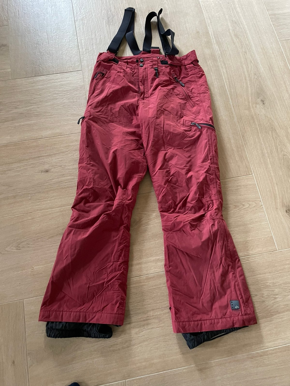 Falcon Skibroek maat L bordeaux rood, Ophalen, Gedragen, Maat 52/54 (L), Broek