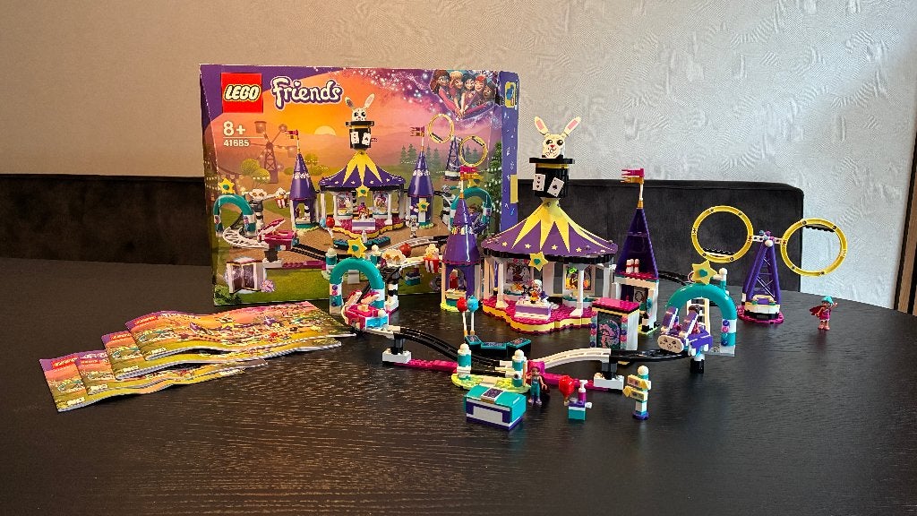 3 leuke sets Lego Friends - o.a de Magische kermisachtbaan, Compleet, Lego, Friends, Ophalen of Verzenden