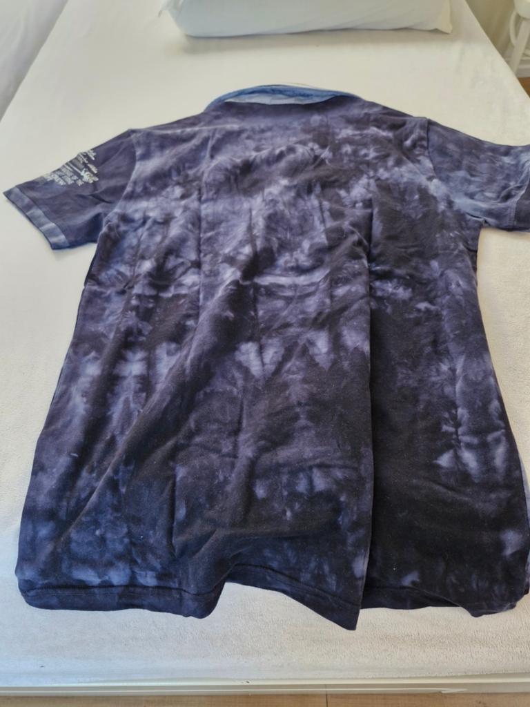 Violento Sportswear Polo Shirt Maat L - Tie-Dye Look, Maat 52/54 (L), Blauw, Ophalen of Verzenden, Zo goed als nieuw