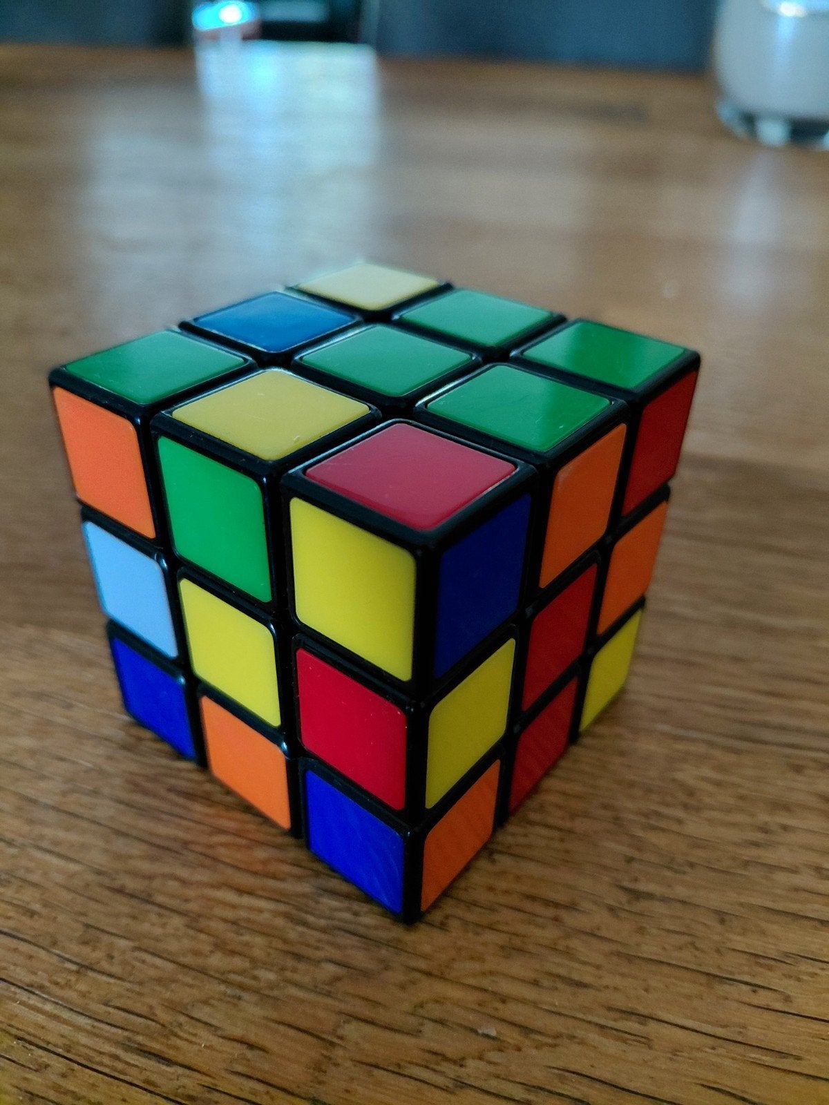 Rubik's Kubus - Klassieke Kleuren Puzzel, Ophalen, Zo goed als nieuw, Rubik's of 3D-puzzel