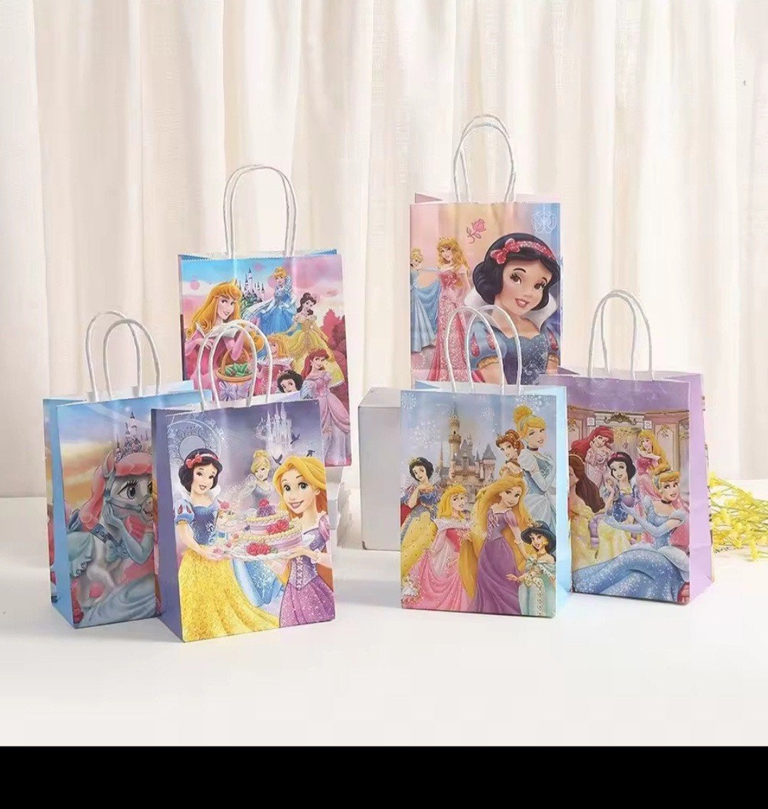 6 Disney Prinsessen Cadeautasjes - Perfect voor Feestje, Hobby en Vrije tijd, Feestartikelen, Ophalen, Nieuw, Feestartikel, Verjaardag