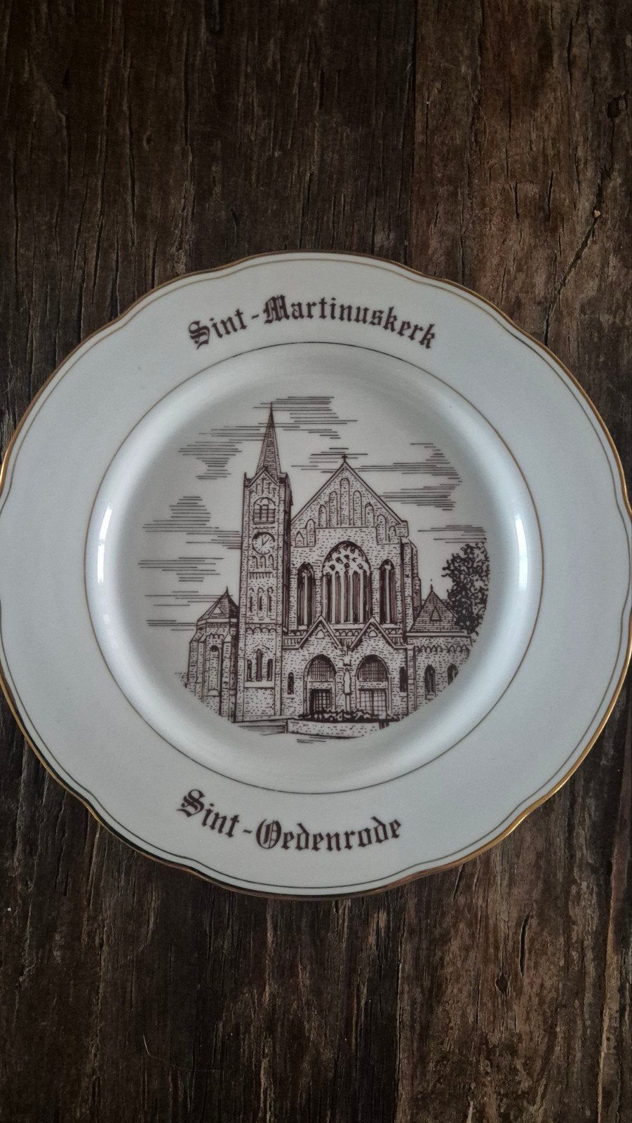 2 Vintage Wandborden Sint-Oedenrode - Kasteel & Kerk, Ophalen