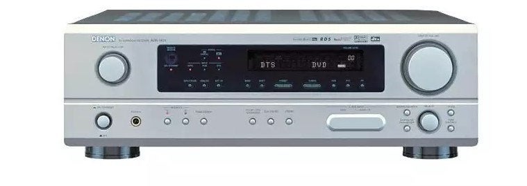 Denon AVR-1404 Surround Receiver, Ophalen, Denon, 60 tot 120 watt, Niet werkend