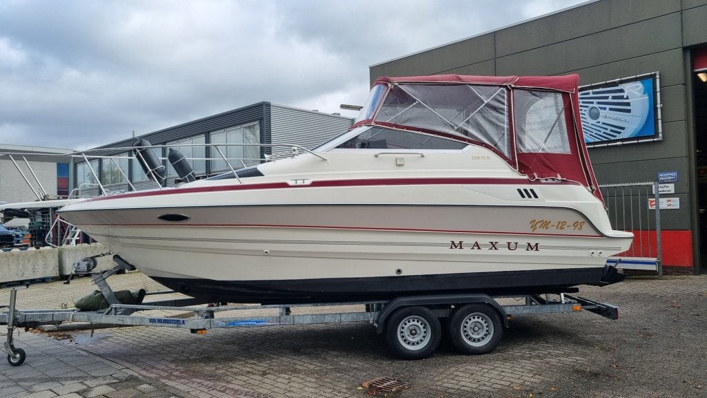 Maxum 2300SCR met trailer (in bijzonder nette staat!), Benzine, Overige merken, 70 cm, Gebruikt