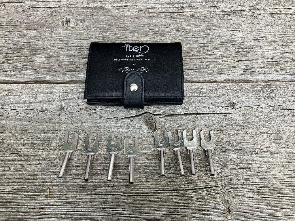 Yter Silver Fork / Spades (set van 8 stuks), Ophalen of Verzenden, Zo goed als nieuw, Minder dan 2 meter, Overige kabels