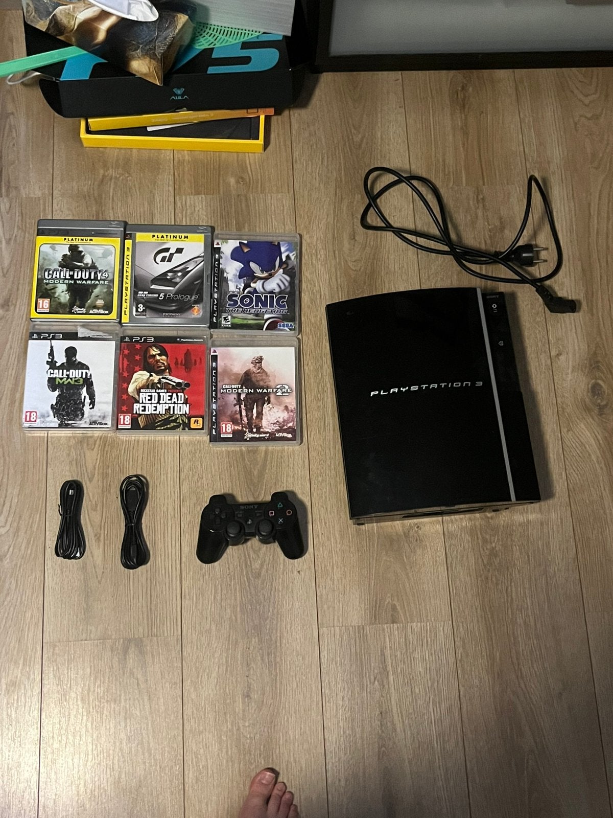Ps3 te koop!!!, Ophalen, Phat, Met 1 controller, Gebruikt