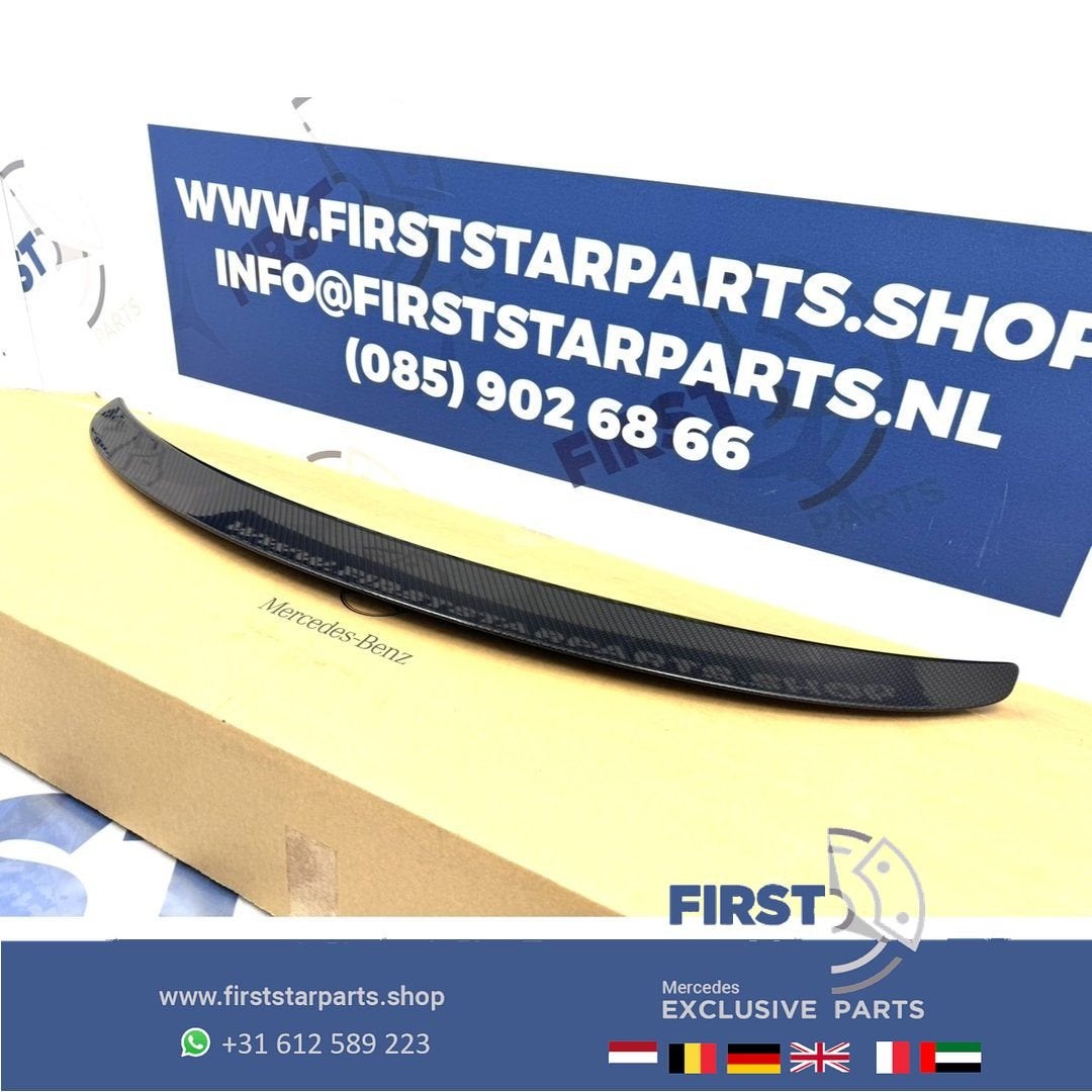 W118 C118 CLA AMG CARBON KOFFERBAK SPOILER ZWART 2018-2021 A, Auto-onderdelen, Gebruikt, Ophalen of Verzenden, Achter, -