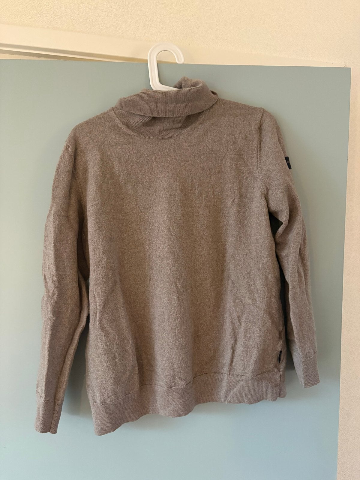 Cavallaro Napoli Merino Roll-Neck Pullover XXL, Ophalen of Verzenden, Zo goed als nieuw, Overige maten, Beige
