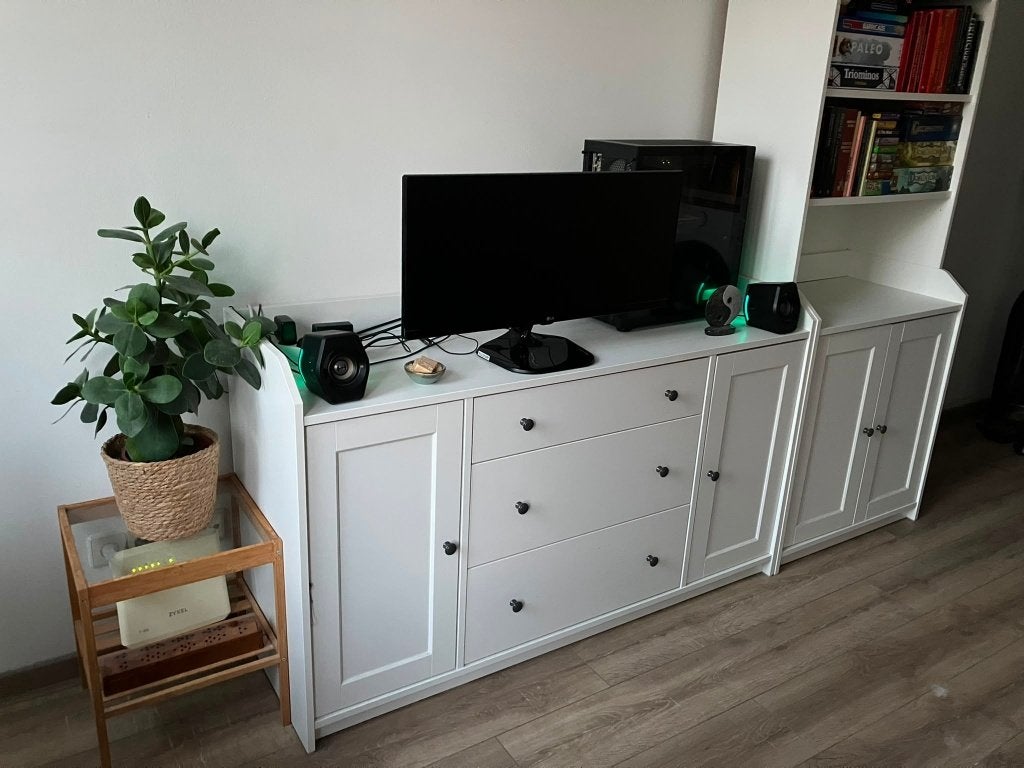 Buffetkast (+ Boekenkast), Ophalen, Gebruikt, Met deur(en), 100 tot 150 cm