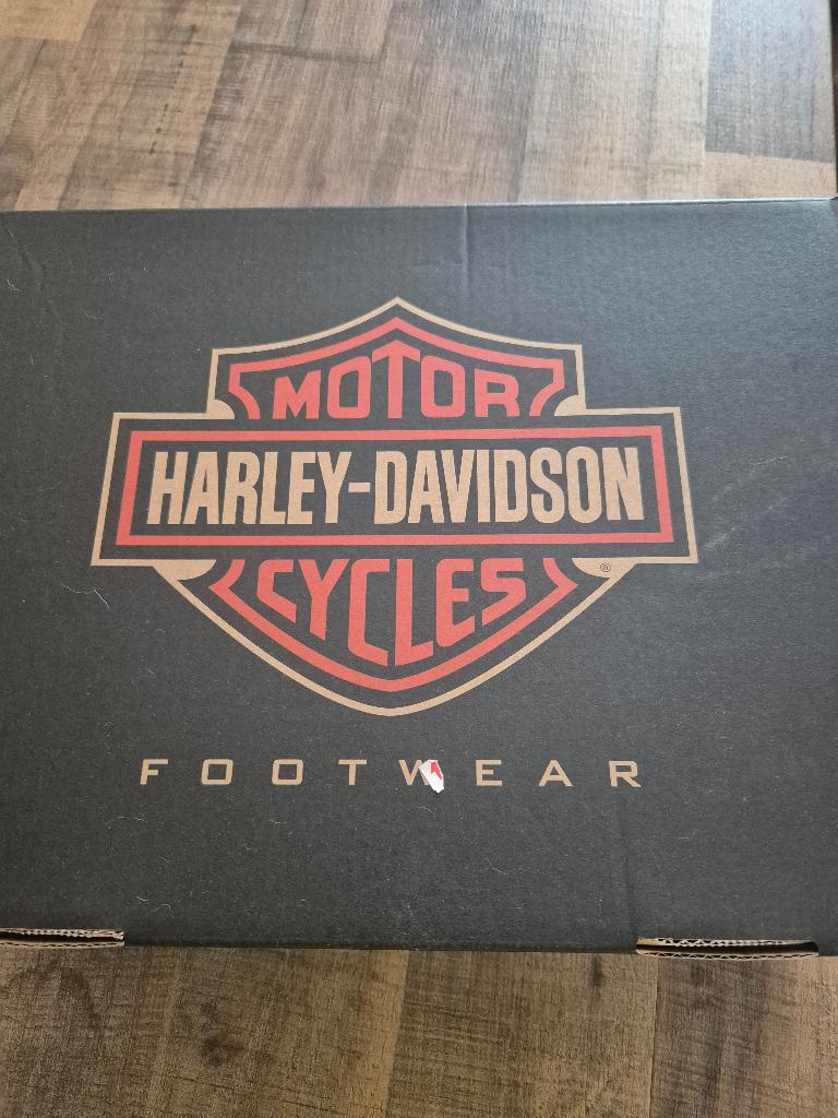Boots, Harley Davidson, Zwart, Lage of Enkellaarzen, Nieuw