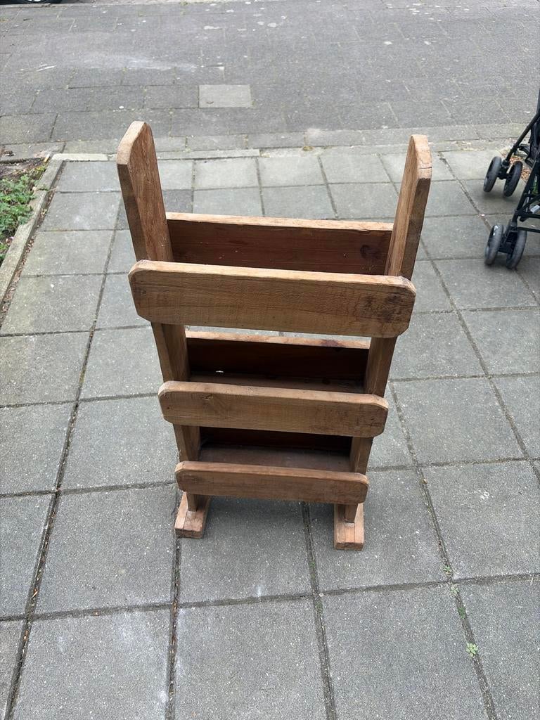 Houten kruidenrekje / plantenrekje, Ophalen of Verzenden, Gebruikt