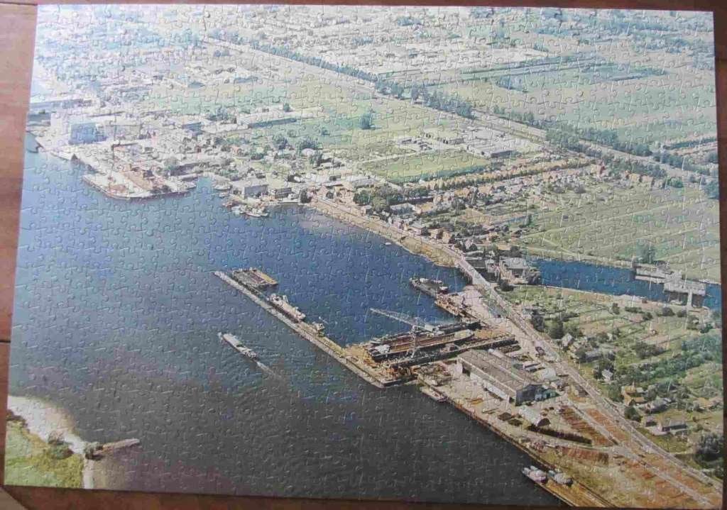 Legpuzzel Scheepswerf De Merwede Hardinxveld-Giessendam, Verzamelen, Scheepvaart, Ophalen of Verzenden, Zo goed als nieuw, Overige typen