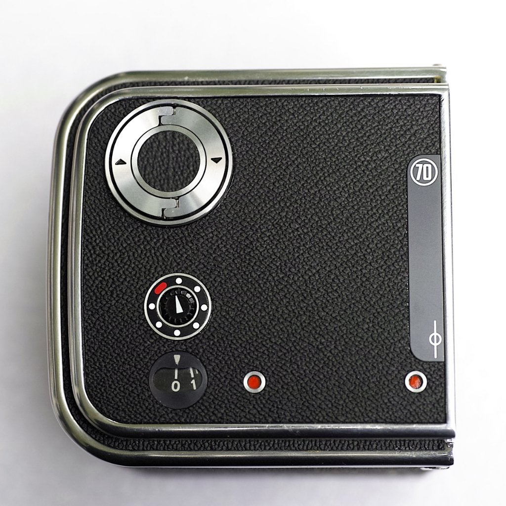 Hasselblad A70 BIG filmmagazijn  (chrome), Audio, Tv en Foto, Fotocamera's Analoog, Ophalen of Verzenden, Zo goed als nieuw, Spiegelreflex