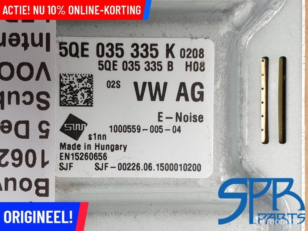 5QE035335K Motorgeluidmodule Motorgeluid AUDI A3 Passat B8, Gebruikt, Volkswagen, Ophalen of Verzenden, Volkswagen